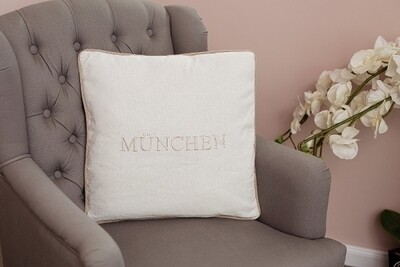 Deko-Kissen "München", weiss