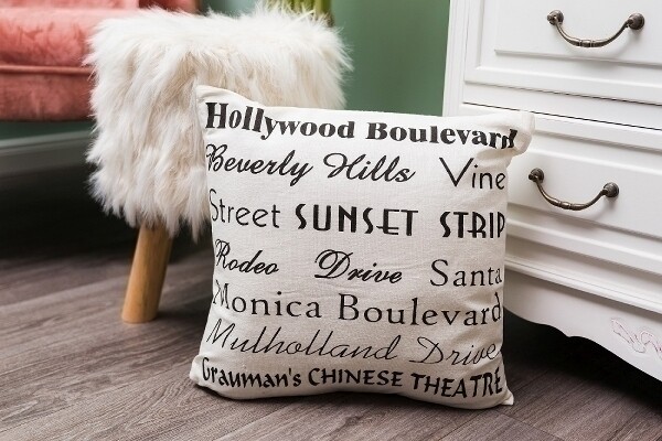 Deko-Kissen "Hollywood Boulevard"
