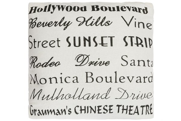 Deko-Kissen "Hollywood Boulevard"