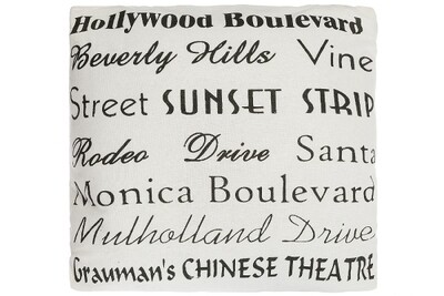 Deko-Kissen "Hollywood Boulevard"