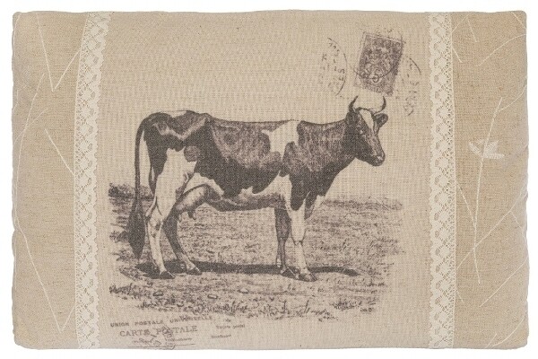 Deko-Kissen "Cow", rechteckig Kuh