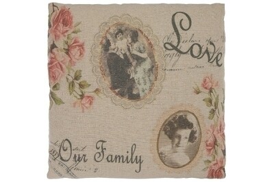 Deko-Kissen "Love our Family"