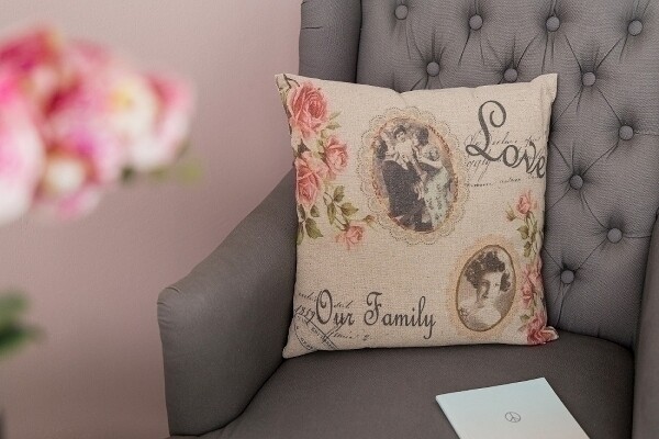 Deko-Kissen "Love our Family"
