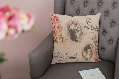 Deko-Kissen &quot;Love our Family&quot;
