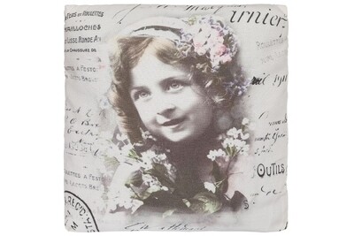 Deko-Kissen "Black &amp; White Girl"