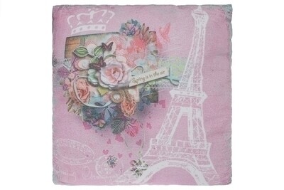 Deko-Kissen "Frühling in Paris" Eiffelturm