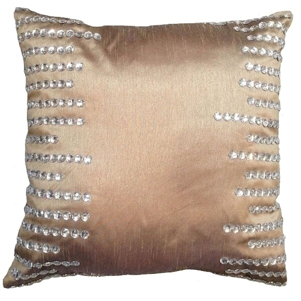 Glamour-Kissen &quot;Green Luxury&quot; mit Strasssteinen