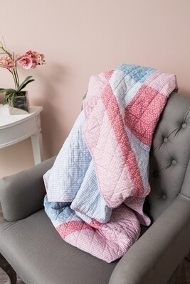 Patchwork Decke &quot;Elisa II&quot; 220 x 155
