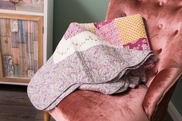 Patchwork Decke &quot;Greta II&quot; 220 x 155 cm