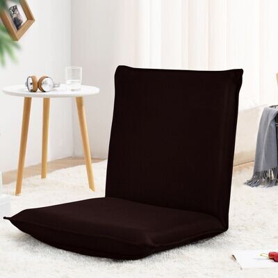 Bodensofa Bodensessel – 6-stufig verstellbar, Meditationsstuhl, Kaffee