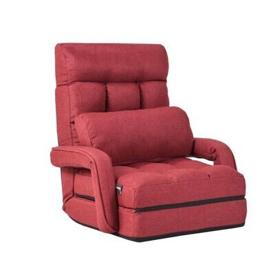 Schlafsofa Lazy Klappsofa Schlafsessel Rot