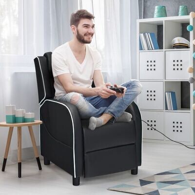 Elektrischer Gaming-Sessel verstellbar aus PU Leder