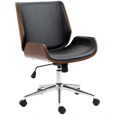 Bürostuhl, Computerstuhl, Schwarz + Silber