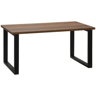 Couchtisch im Industriedesign, Beistelltisch, Braun &amp; Schwarz