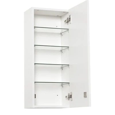 Medizinschrank Arzneischrank mit Ablage abschliessbar Weiss