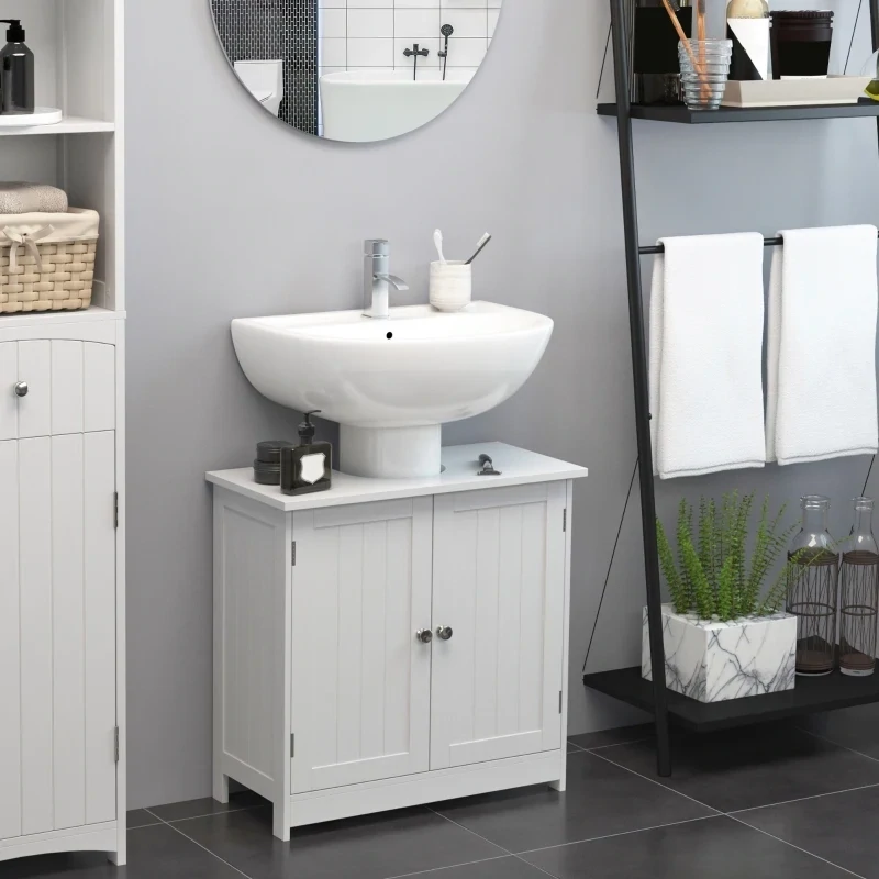 Waschbeckenunterschrank Badschrank Weiss