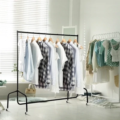 Kleiderständer Rollgarderobe Wäscheständer