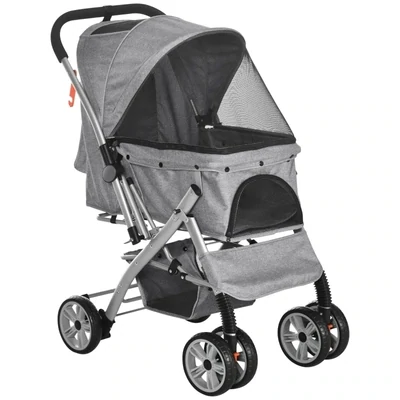 Hundebuggy / Pet Stroller, Hundewagen grau