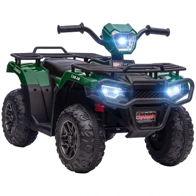 Kinder-Elektroquad, Offroad, max. 4 km/h, ab 3 Jahren, schwarz+grün