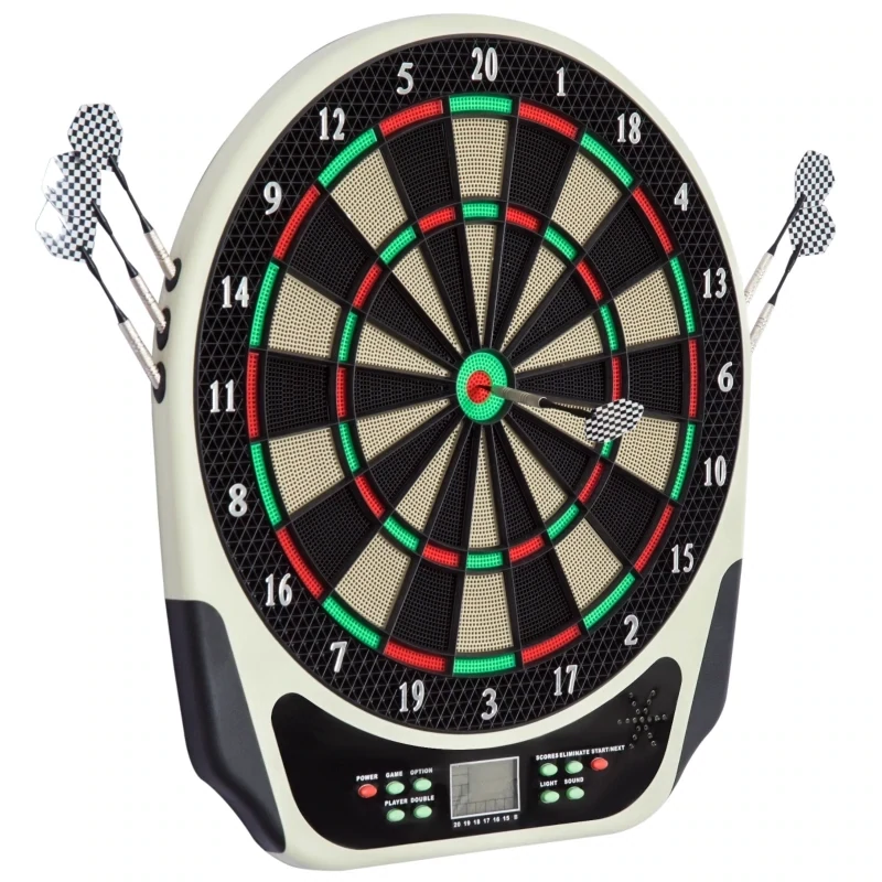 Elektronische Dartscheibe Dartboard 44L x 50B x 3,2H cm