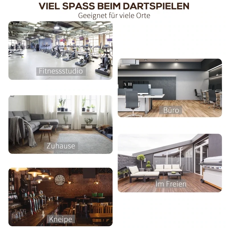 Dartmatte Gummimatte für Dartturnier / Dartscheibe rutschfest