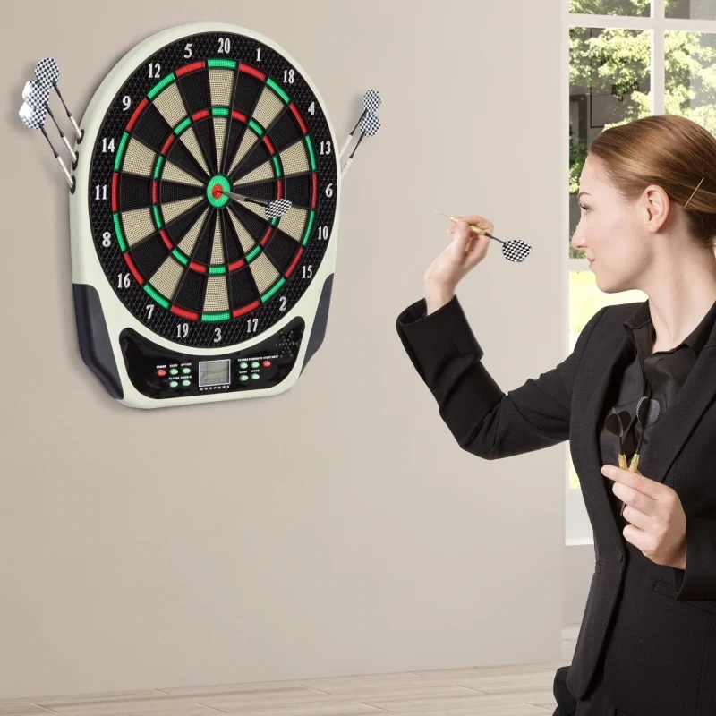 Elektronische Dartscheibe Dartboard 44L x 50B x 3,2H cm