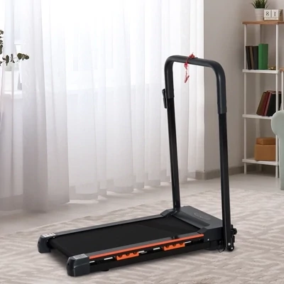 Elektrisches Laufband mit LCD Display Faltbares Fitnessgeräte 1-6 Km/h Stahl