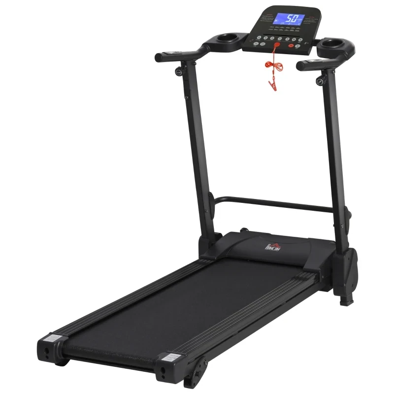 Elektrisches Laufband mit LCD-Display Faltbares Fitnessgeräte 1-14Km/h Stahl