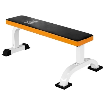 Hantelbank Flachbank Fitnissbank Multifunktion Trainingsbank Stahl Schwarz