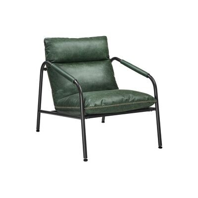 Loungesessel mit Metallrahmen grün