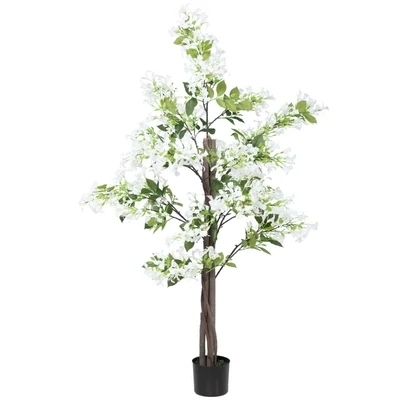 Kunstpflanze, Künstlicher Geissblatt-Baum, inkl. Übertopf, 150 cm