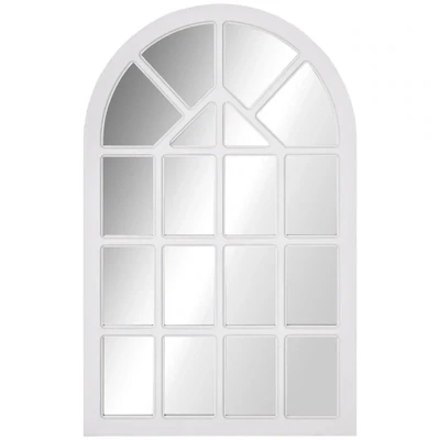Wandspiegel 110 cm x 70 cm x 3,3 cm Spiegel MDF Weiss