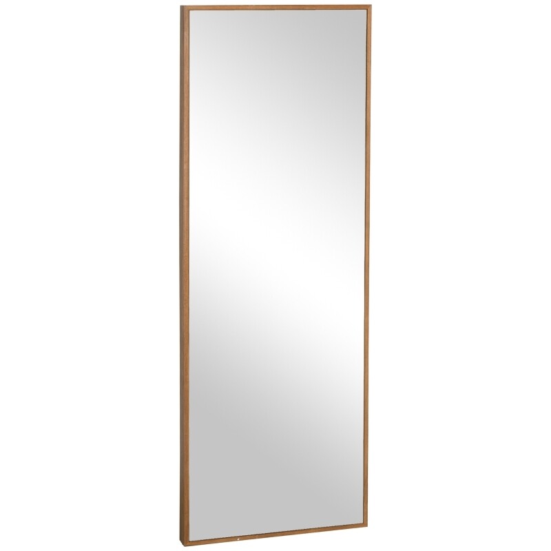 Wandspiegel, hoch, Kiefernholzrahmen, 45L x 125H x 4,8T cm