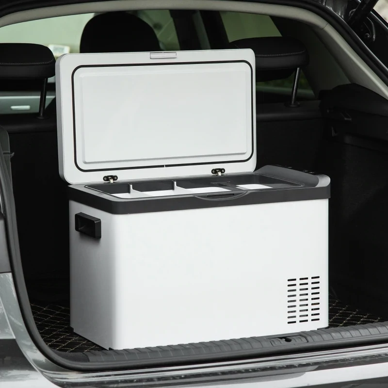 Kühlbox Auto 30L mit LCD-Anzeige Kompressor Autokühlschrank