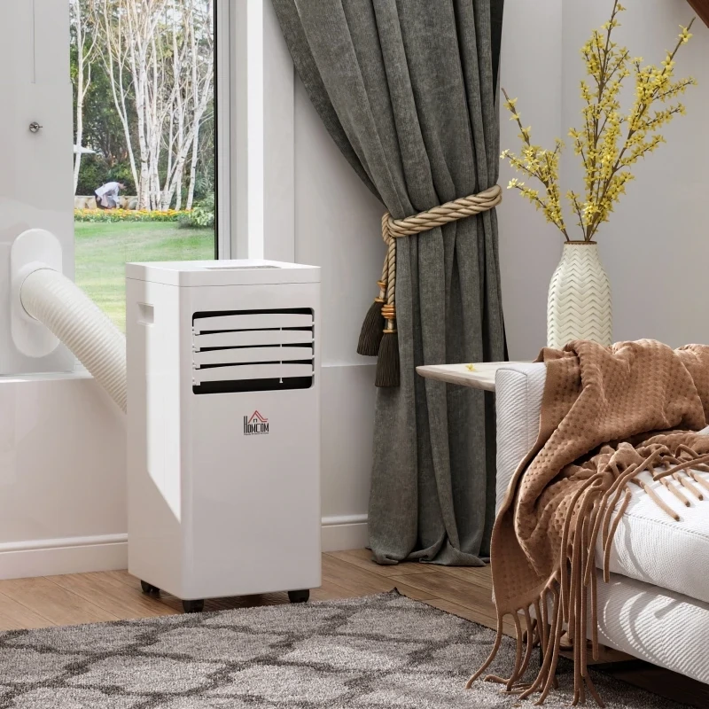 Mobile Klimaanlage 3-in-1 Klimagerät Entfeuchtung Fernbedienung 24h Timer ABS