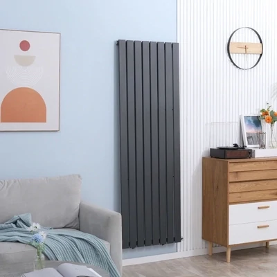 Wandheizung, schnelle Aufwärmung, modernes Design, Karbonstahl, 180 x 60cm