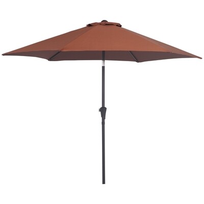 Sonnenschirm Knickschirm Gartenschirm Marktschirm Handkurbel Kaffee
