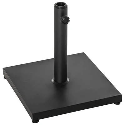 Sonnenschirmständer Schirmständer Schirmhalter Schirmfuss 11kg Ø35 mm/Ø38 mm/Ø42 mm Schwarz 40 x 40 x 43 cm