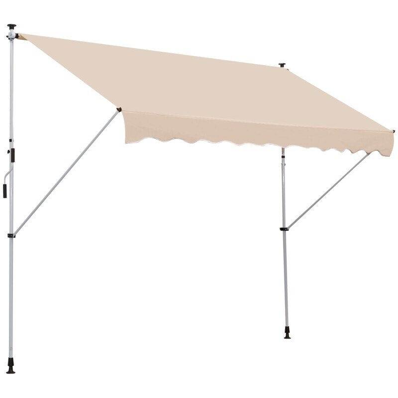 Sonnenstore Markise Klemmmarkise Beige 300 x 150cm