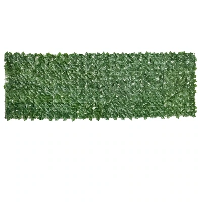 Künstliche Hecke Sichtschutzhecke Pflanzen Hecke Wanddekoration Dunkelgrün 300 x 100 cm