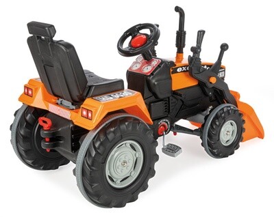 Pilsan Super HD 9030 Trettraktor / Bagger mit Frontlader orange/schwarz