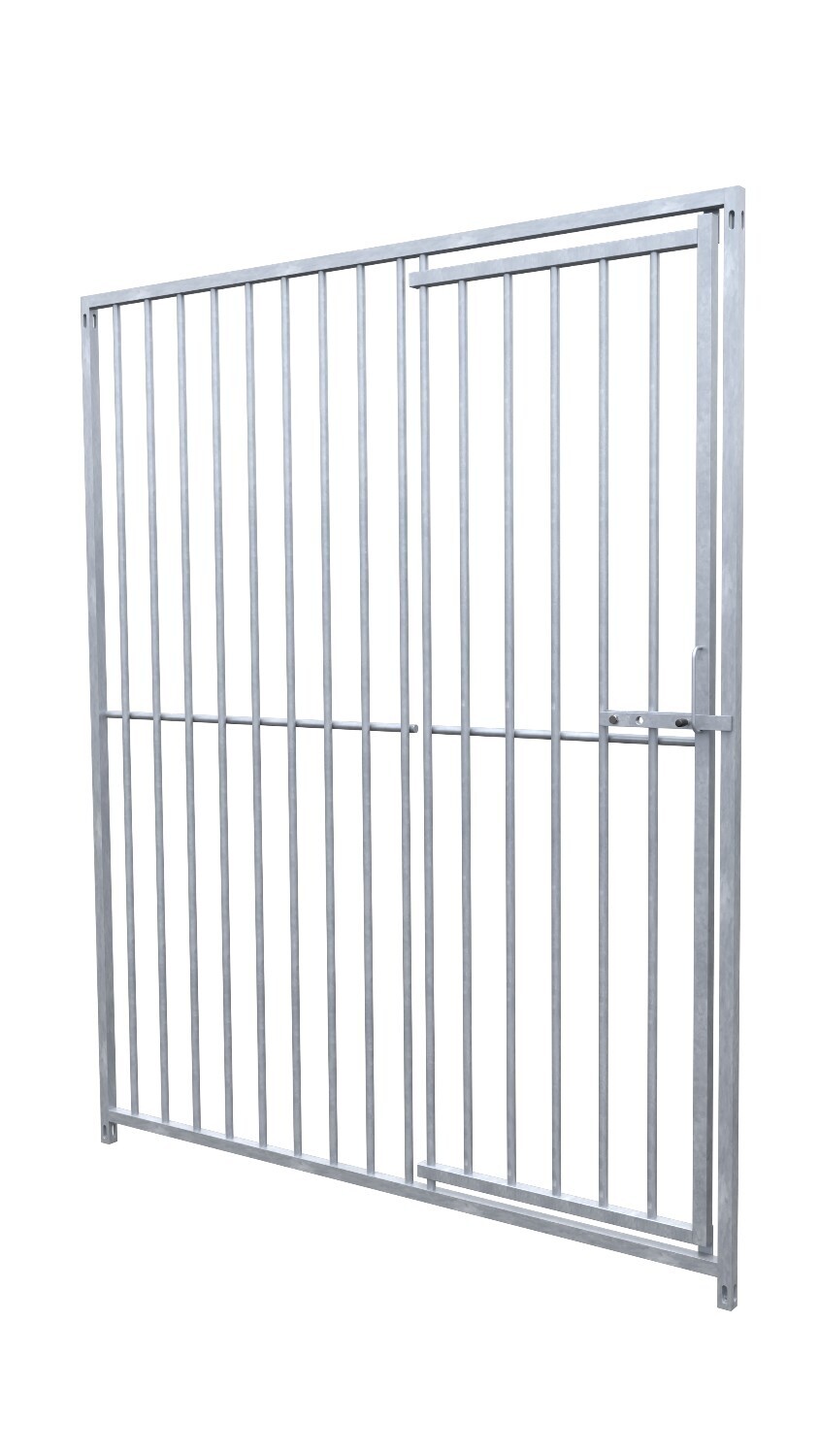Hundezwinger Rohrstabelement Preisstar mit Tür, 1,84 x 1,5 m | Rohrabstand 8 cm