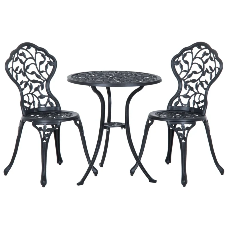 Alu-Bistroset 3-tlg.  Antik-Style