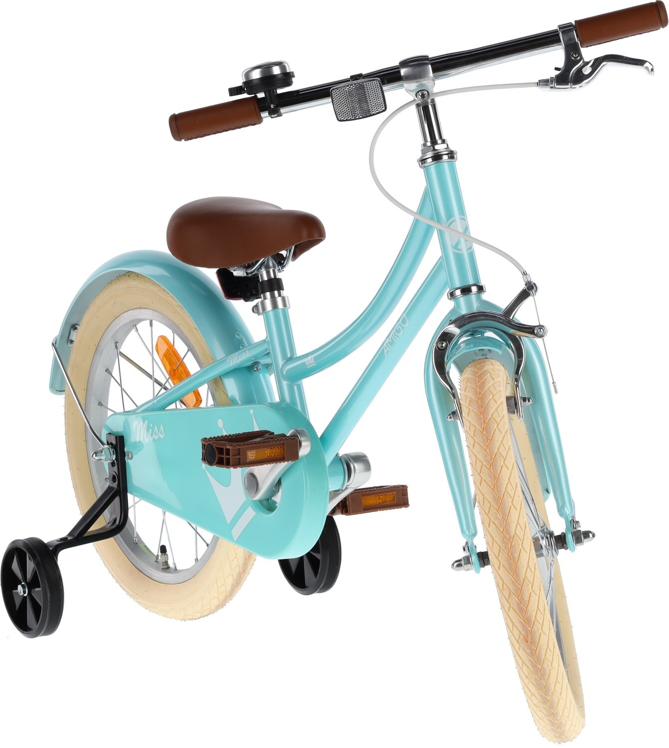 Miss 16 Zoll 21 cm Mädchen Fahrrad/Velo Türkis