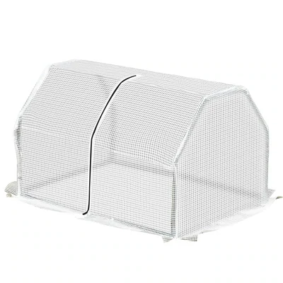 Mini Gewächshaus 99 cm x 71 cm x 60 cm, Folientunnel,