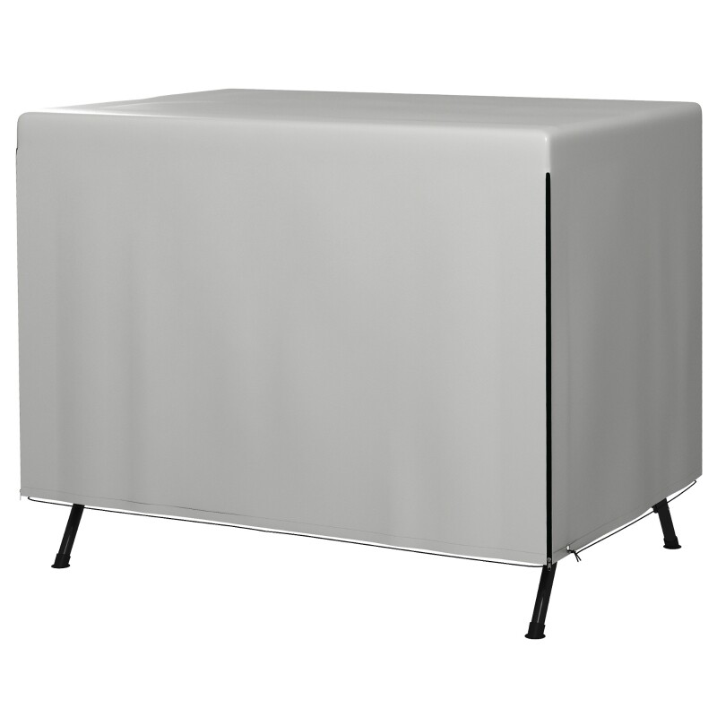 Gartenmöbelabdeckung Abdeckung Schutzhülle für Outdoor-Möbel, 215 cm x 155 cm x 150 cm, Grau