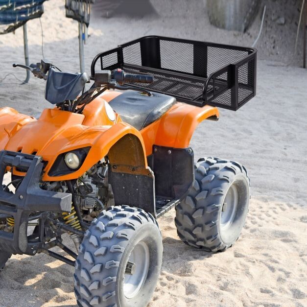 Frachtkorb für ATV/UTV Universeller Heckträger mit Mesh-Design Heckablagekorb 104 x 67 x 31,5 cm
