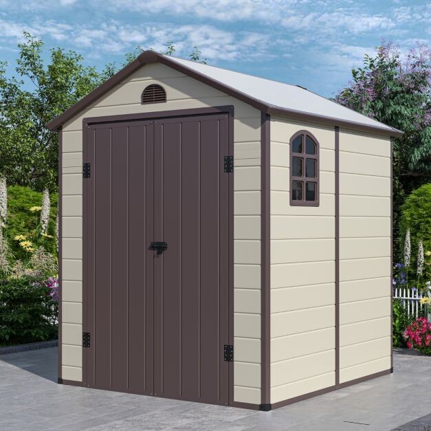 Gartenhaus Geräteschuppen Gartengeräteschrank mit Lüftungsschächten Gerätehaus
