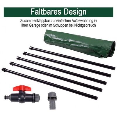 200 L Faltbares Regenfass zusammenklappbarer Wassertank, Regentonne,