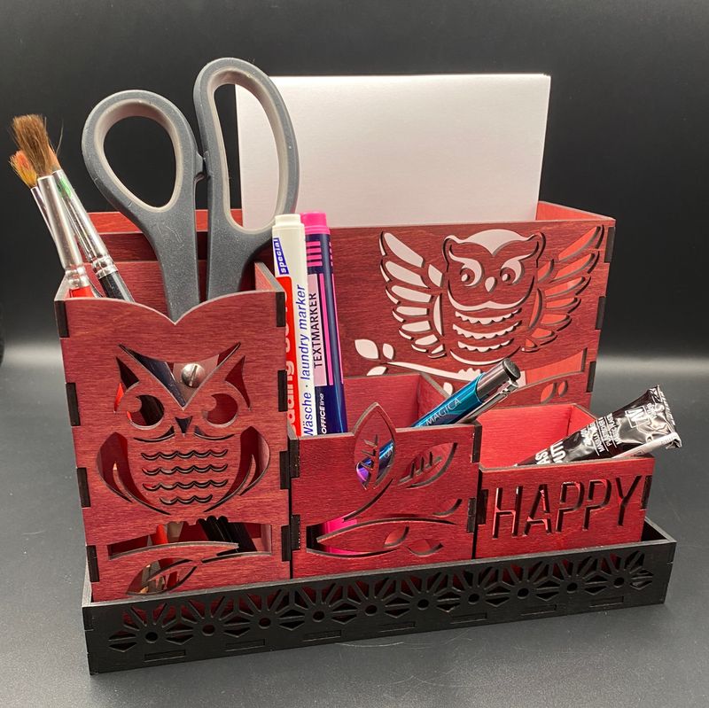 Schreibtisch Organizer Eule